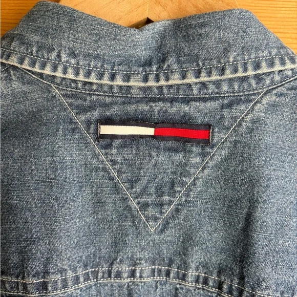 Tommy Hilfiger Denim Button-Up Tank | Heritage | Size 6 - Picture 6 of 6